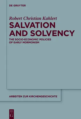 Kahlert |  Salvation and Solvency | Buch |  Sack Fachmedien