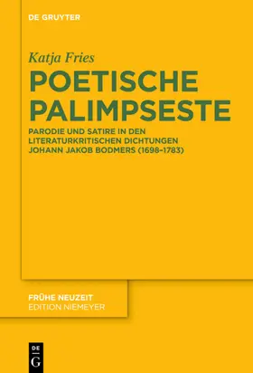 Fries | Poetische Palimpseste | Buch | 978-3-11-047134-2 | www.sack.de