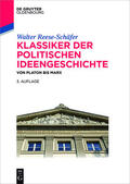 Reese-Schäfer |  Klassiker der politischen Ideengeschichte | eBook | Sack Fachmedien