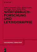 Schierholz / Gouws / Hollós |  Wörterbuchforschung und Lexikographie | eBook | Sack Fachmedien