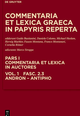 Esposito / Falivene / Stroppa | Andron, Antimachus, Antiphon | Buch | 978-3-11-047289-9 | sack.de