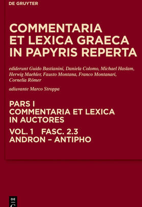 Esposito / Falivene / Stroppa | Andron, Antimachus, Antiphon | E-Book | sack.de