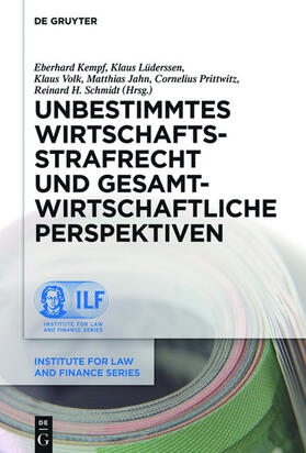 Kempf / Lüderssen / Volk | Unbestimmtes Wirtschaftsstrafrecht und gesamtwirtschaftliche Perspektiven | E-Book | sack.de