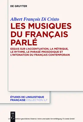Di Cristo | Les musiques du français parlé | E-Book | www.sack.de