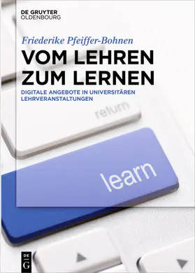 Pfeiffer-Bohnen |  Vom Lehren zum Lernen | eBook | Sack Fachmedien