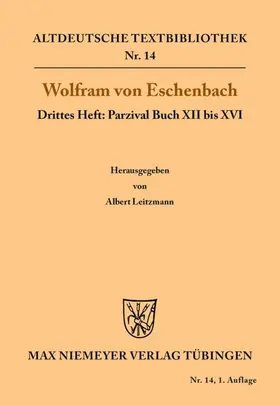 Leitzmann | Parzival Buch XII bis XVI | E-Book | sack.de
