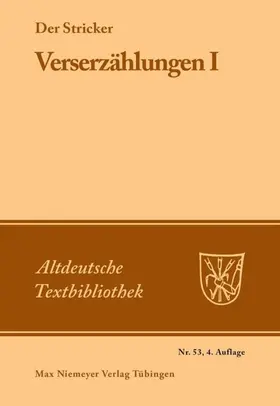 Der Stricker / Fischer / Janota | Verserzählungen I | E-Book | www.sack.de