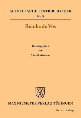 Leitzmann |  Reinke de Vos | Buch |  Sack Fachmedien