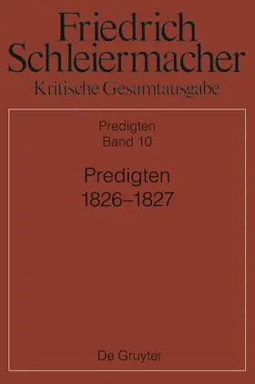 Bauer / Brucker / Pietsch |  Predigten 1826-1827 | Buch |  Sack Fachmedien