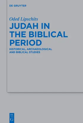 Lipschits |  Judah in the Biblical Period | eBook | Sack Fachmedien