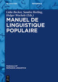 Becker / Herling / Wochele |  Manuel de linguistique populaire | Buch |  Sack Fachmedien