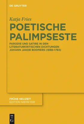 Fries |  Poetische Palimpseste | eBook | Sack Fachmedien