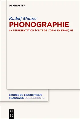Mahrer | Phonographie | Buch | 978-3-11-048812-8 | sack.de