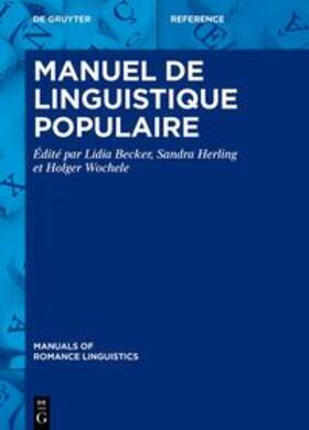Becker / Herling / Wochele | Manuel de linguistique populaire | E-Book | sack.de
