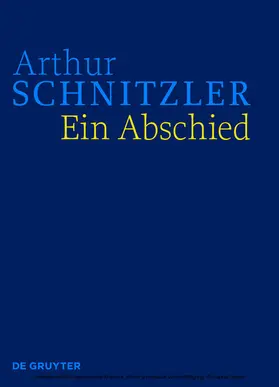 Lindner / Schnitzler |  Ein Abschied | eBook | Sack Fachmedien