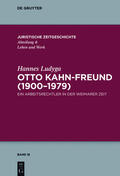Ludyga |  Otto Kahn-Freund (1900¿1979) | Buch |  Sack Fachmedien