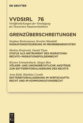 Breitenmoser / et. al. / Odendahl | Grenzüberschreitungen | Buch | 978-3-11-049661-1 | sack.de