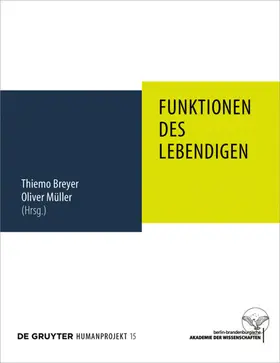 Breyer / Müller | Funktionen des Lebendigen | E-Book | sack.de