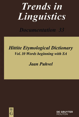 Puhvel |  Jaan Puhvel: Hittite Etymological Dictionary / Words beginning with SA | eBook | Sack Fachmedien