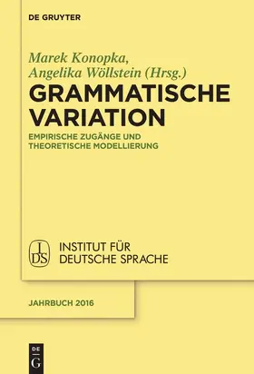 Wöllstein / Konopka |  Grammatische Variation | Buch |  Sack Fachmedien