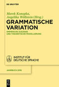 Wöllstein / Konopka |  Grammatische Variation | Buch |  Sack Fachmedien