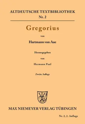 Hartmann von Aue / Paul |  Gregorius | Buch |  Sack Fachmedien