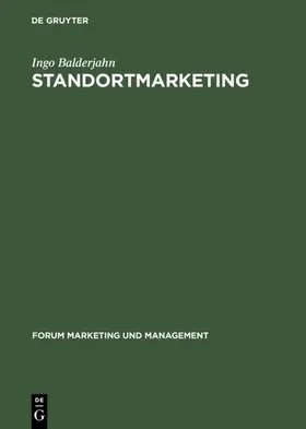 Balderjahn |  Standortmarketing | eBook | Sack Fachmedien