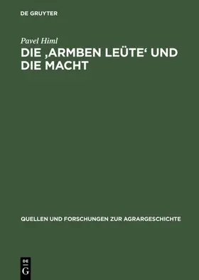 Himl | Die 'armben Leüte' und die Macht | E-Book | www.sack.de