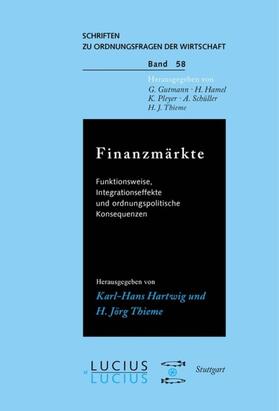 Hartwig / Thieme |  Finanzmärkte | eBook | Sack Fachmedien