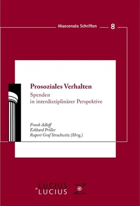 Adloff / Priller / Strachwitz |  Prosoziales Verhalten | eBook | Sack Fachmedien