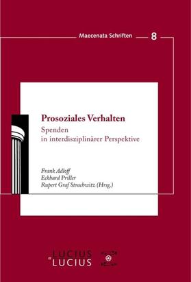 Adloff / Priller / Strachwitz | Prosoziales Verhalten | E-Book | sack.de