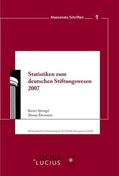 Sprengel / Ebermann |  Statistiken zum Deutschen Stiftungswesen 2007 | eBook | Sack Fachmedien