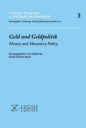 Denzer-Speck |  Geld und Geldpolitik | eBook | Sack Fachmedien