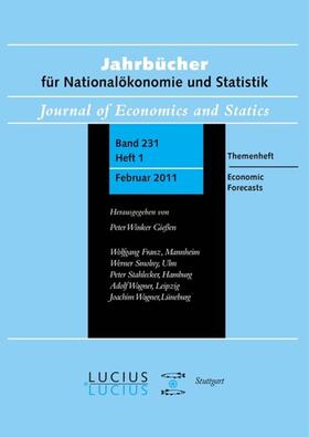 Brüggemann / Pohlmeier / Smolny | Economic Forecasts | E-Book | sack.de