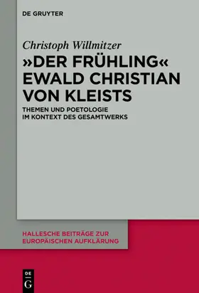 Willmitzer | "Der Frühling" Ewald Christian von Kleists | E-Book | www.sack.de
