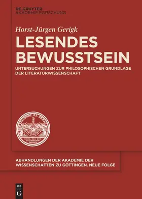 Gerigk |  Lesendes Bewusstsein | Buch |  Sack Fachmedien