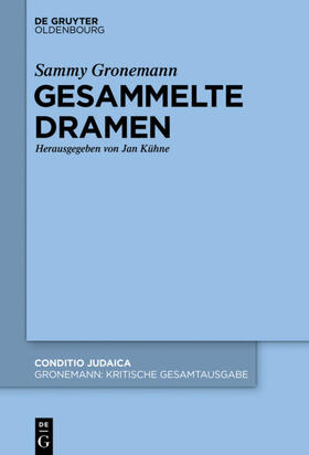 Kühne |  Gronemann, Sammy: Gesammelte Dramen | eBook | Sack Fachmedien