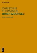 Grunert / Hambrock / Kühnel |  Christian Thomasius: Briefwechsel / Briefe 1693–1698 | eBook | Sack Fachmedien
