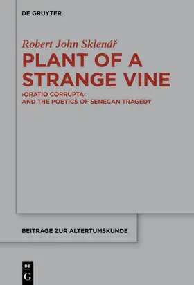 Sklenár | Plant of a Strange Vine | Buch | 978-3-11-051772-9 | www.sack.de