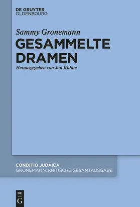 Kühne / Gronemann |  Gesammelte Dramen | eBook | Sack Fachmedien