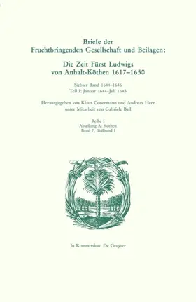 Conermann / Herz |  1644–1646 | Buch |  Sack Fachmedien