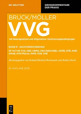 Beckmann / Koch / Jula |  Bruck/Möller. VVG. Band 8: Sachversicherung | eBook | Sack Fachmedien