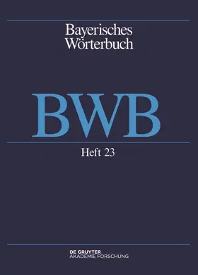 Denz / Funk / Rowley |  Bayerisches Wörterbuch (BWB) | Buch |  Sack Fachmedien