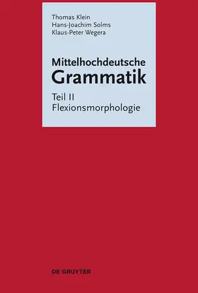 Klein / Solms / Wegera |  Flexionsmorphologie | eBook | Sack Fachmedien