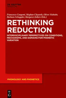 Cangemi / Clayards / Niebuhr |  Rethinking Reduction | Buch |  Sack Fachmedien