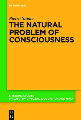 Snider |  The Natural Problem of Consciousness | eBook | Sack Fachmedien