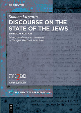 Luzzatto / Veltri / Lissa |  Discourse on the State of the Jews | eBook | Sack Fachmedien