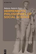 Babich |  Hermeneutic Philosophies of Social Science | Buch |  Sack Fachmedien