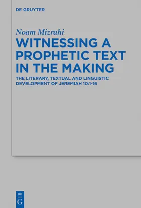 Mizrahi |  Witnessing a Prophetic Text in the Making | eBook | Sack Fachmedien