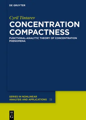 Tintarev |  Concentration Compactness | Buch |  Sack Fachmedien